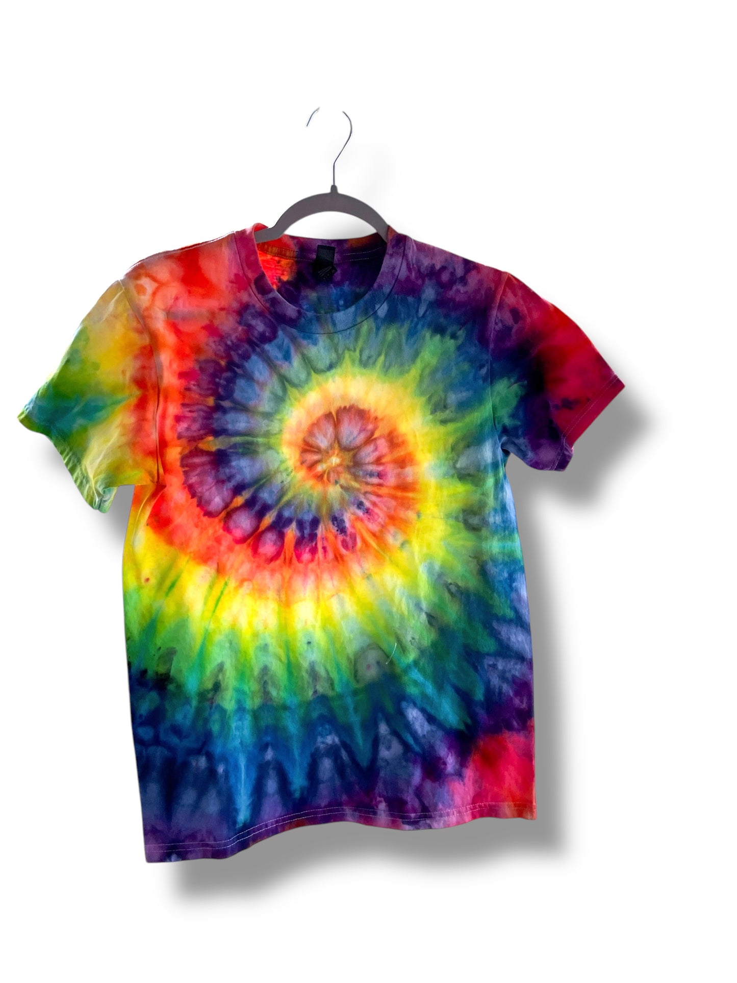 Men's/Unisex Rainbow Spiral S T-Shirt