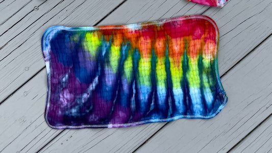 Burp Cloth: Rainbow Diagonal