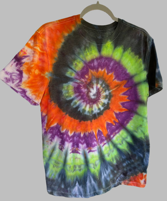 Men's/Unisex Halloween Spiral M T-Shirt