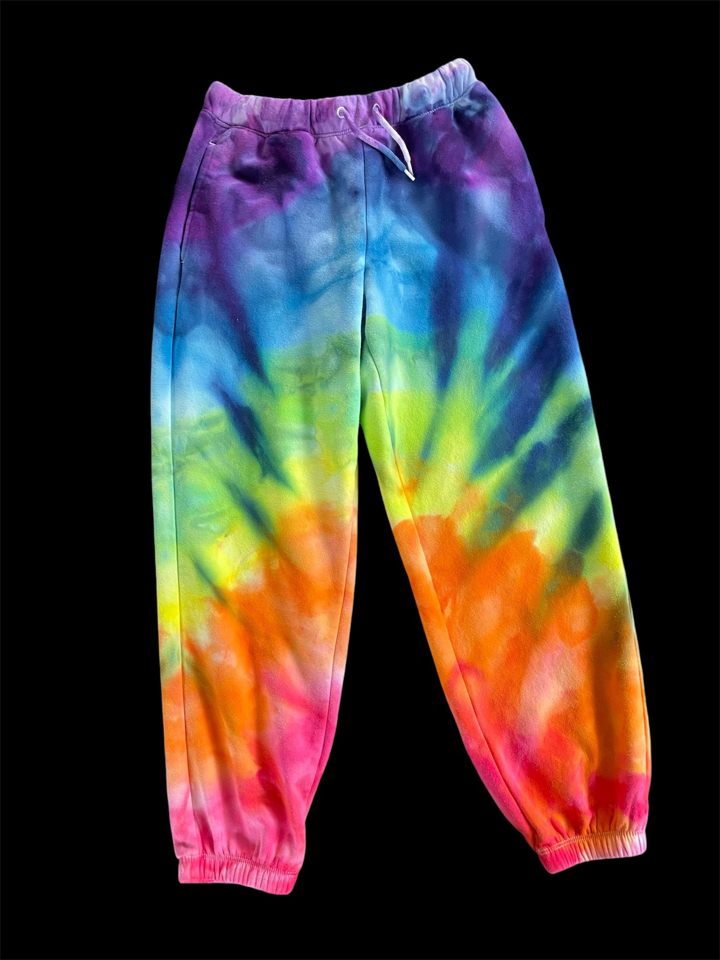 Girl's (Unisex) M (8) Rainbow Sweatpants