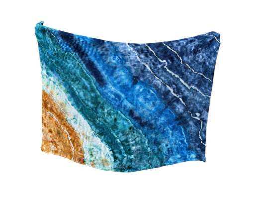 Blanket/Throw: Beach and Oceam Muslin Sofa Throw