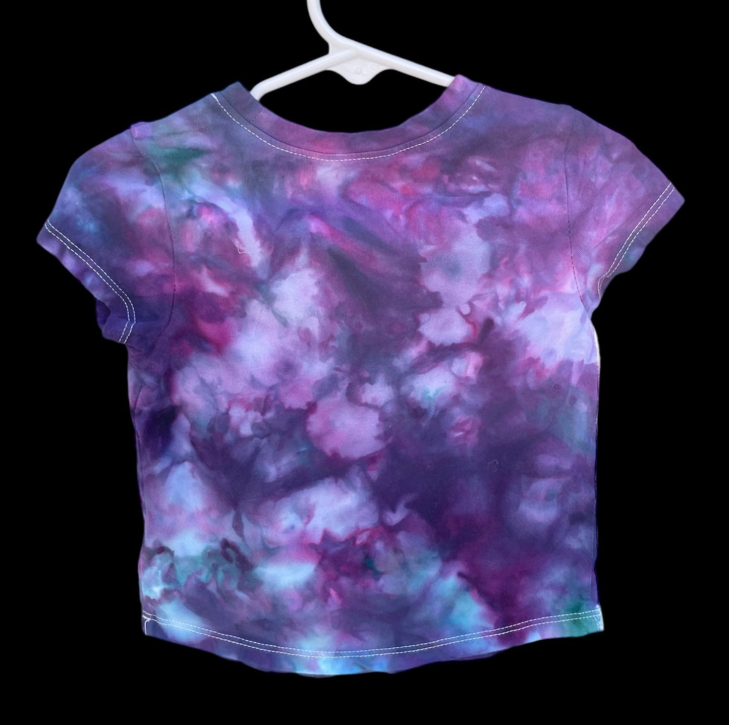 Girl's (Toddler) Purple/Teal Watercolor 2T Short Sleeve T-Shirt