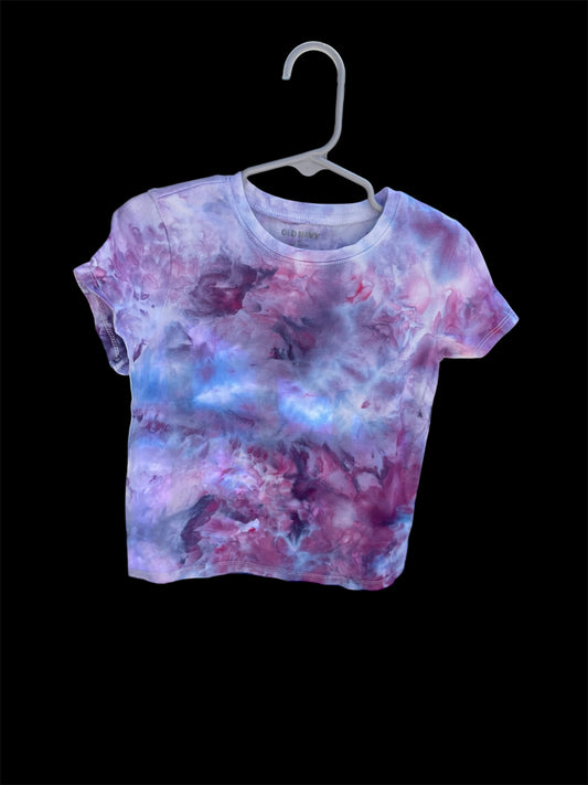 Girl's (Toddler) Purple Watercolor 5T Short Sleeve T-Shirt