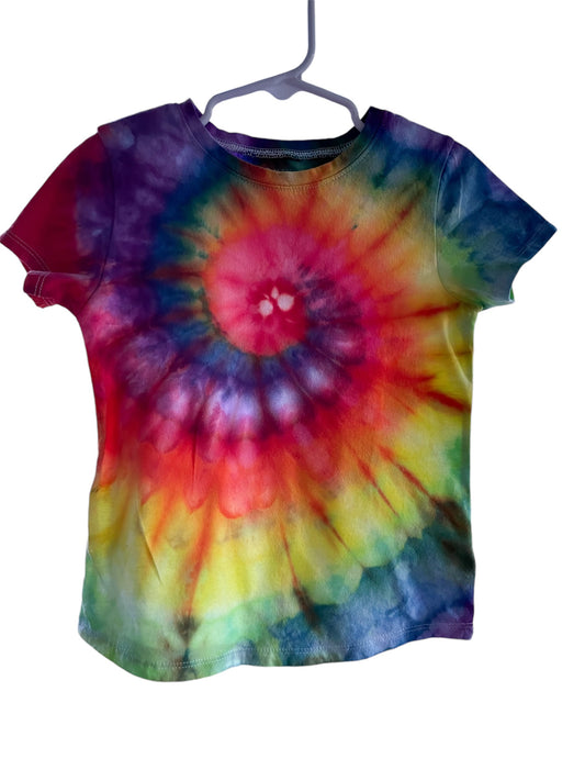 Girl's (Toddler) Rainbow Spiral 5T Short Sleeve T-Shirt