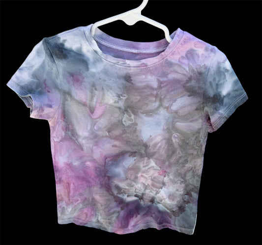 Girl's (Toddler) Purple/Raven Watercolor 4T Short Sleeve T-Shirt