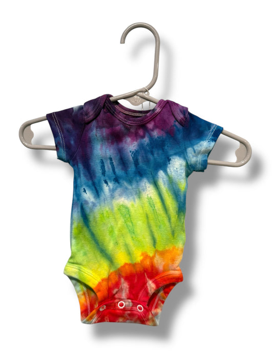 Onesie: Rainbow Diagonal Newborn NB